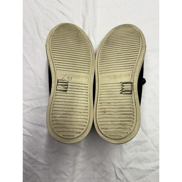 Allen Edmonds "Cooper" suede leather sneakers Men’s Size 8.5 D Black Handcrafted - Picture 15 of 15